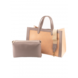 Square- Shaped Shopper Silvian maxi with handels and shoulder strap 