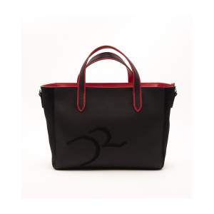 Shopper Silvian Side with handles and shoulder strap